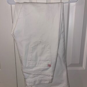 URBAN OUTFITTERS WHITE DEMIT WIDE LEG PANTS